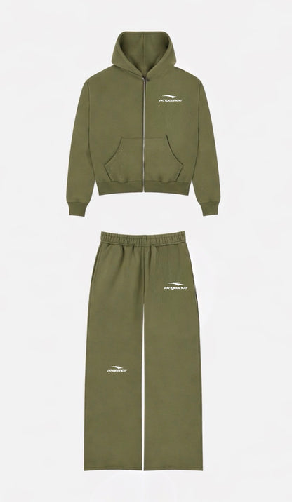 Army Green Jogging Set
